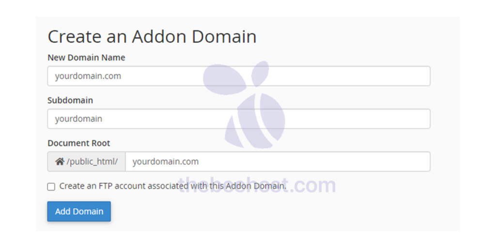 connect domain to cpanel hosting